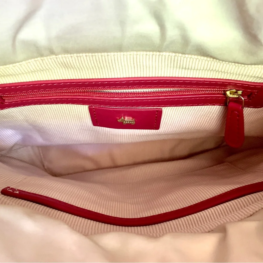 ✨NWOT! RADLEY LONDON Leather Drawstring Bucket Bag - Picture 7 of 9